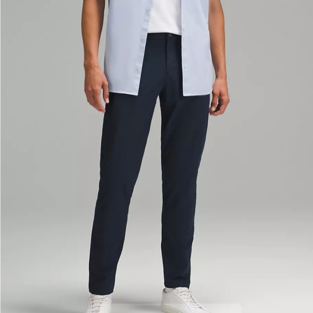 Lululemon ABC Trouser Pant Slim Warpstreme 32x32 True Navy Preowned
